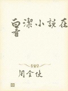 《白洁小说在线观看》小说封面