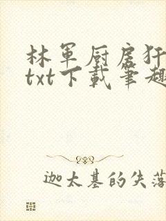林军厨房犴妈妈txt下载笔趣阁