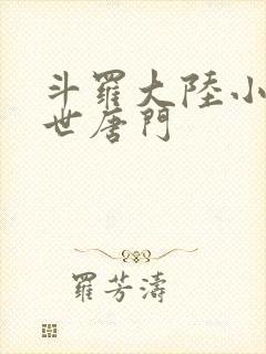 斗罗大陆小说绝世唐门