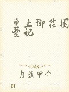 皇上御花园中要爱妃