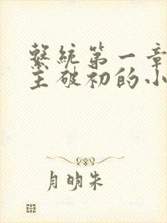 系统第一章给宿主破初的小说