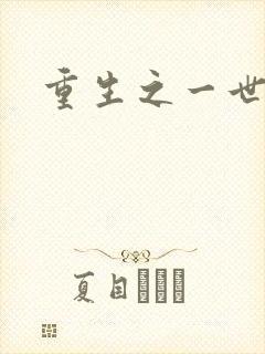 重生之一世枭雄