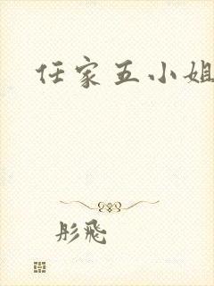 任家五小姐封面