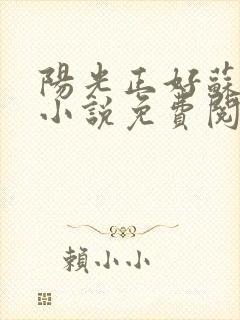 阳光正好苏玥玥小说免费阅读