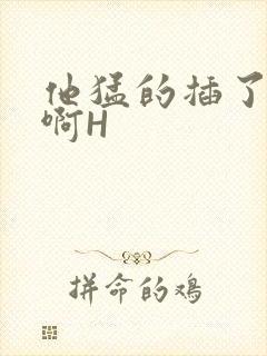 他猛的插了进去啊H