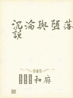 沉沦与堕落的小说