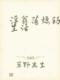 浮翁荡熄的幸福生活