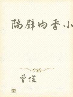 隔壁肉香小说