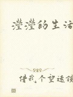 滢滢的生活日记