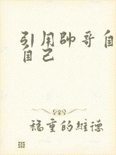 引用帅哥自己玩自己
