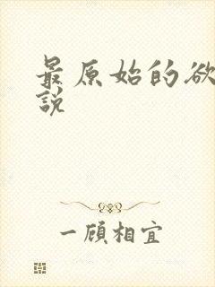 最原始的欲望小说