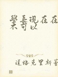 学长现在在上课不可以