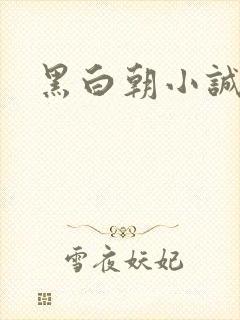 黑白朝小诚