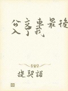 公交车最后一排入了我