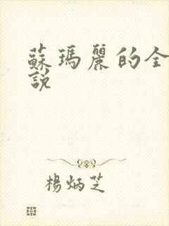 苏玛丽的全部小说封面