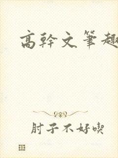高干文笔趣阁