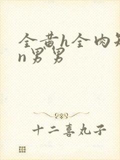 全黄h全肉短篇n男男