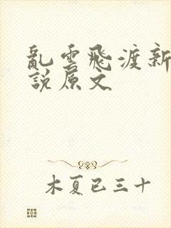 乱云飞渡新编小说原文