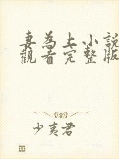 妻为上小说免费观看完整版笔趣阁