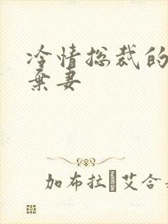 冷情总裁的新婚弃妻