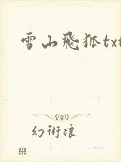 雪山飞狐txt