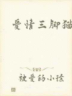 爱情三脚猫