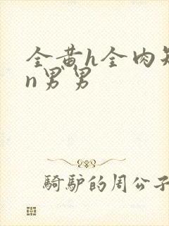 全黄h全肉短篇n男男