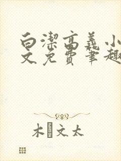 白洁高义小说全文免费笔趣阁在线阅读