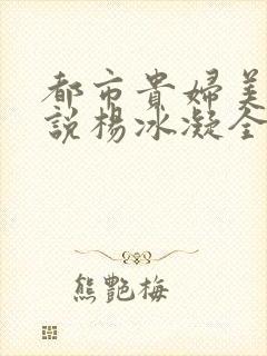 都市贵妇美腿小说杨冰凝全文阅读