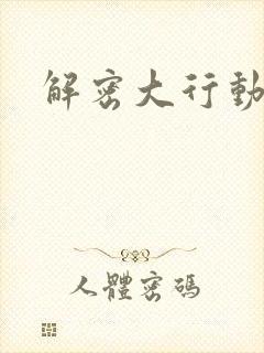 解密大行动