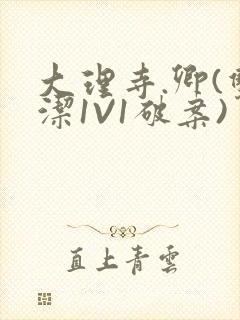 大理寺.卿(双洁1V1破案)