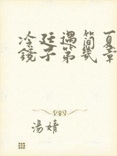 冷廷遇简夏对着镜子第几章