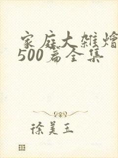 家庭大杂烩小说500篇全集