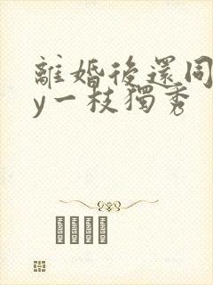 离婚后还同居by一枝独秀