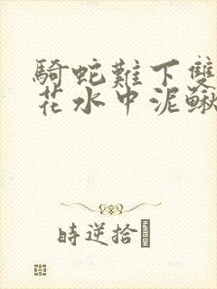 骑蛇难下双金银花水中泥鳅