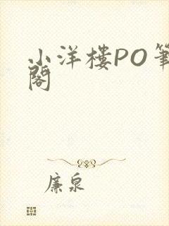 小洋楼PO笔趣阁