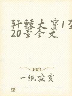 轩辕大宝1至720章全文