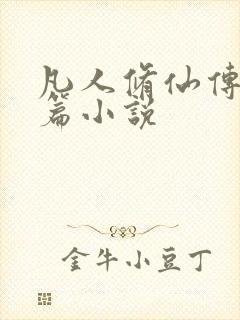 凡人修仙传人界篇小说