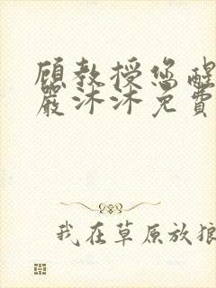 顾教授您醒了吗严沐沐免费阅读全文小说