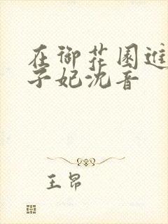 在御花园进入太子妃沈音