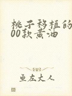 桃子移植的1000款黄油