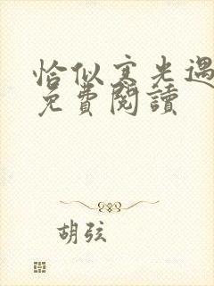 恰似寒光遇骄阳免费阅读封面