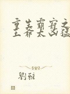 重生霸宠之摄政王爷太凶猛