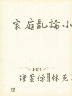 家庭乱论小说