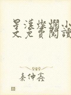 星汉灿烂小说全文免费阅读