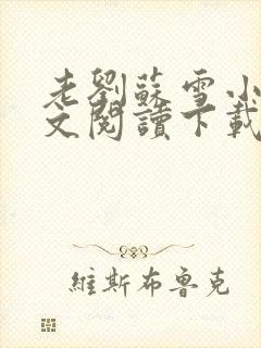 老刘苏雪小说全文阅读下载