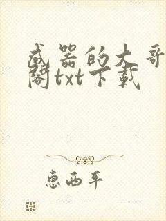 成器的大哥笔趣阁txt下载