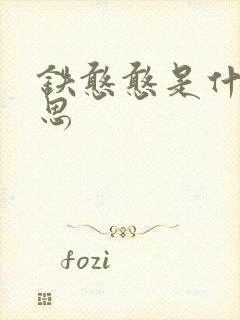 铁憨憨是什么意思