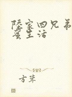 陆家四兄弟的甜蜜生活