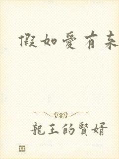 假如爱有来生
